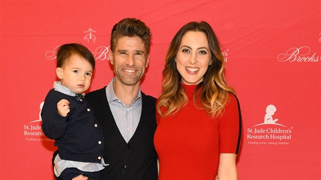 Kyle Martino, Eva Amurriov a jejich dti Major James a Marlowe Mae (New York, 18. prosince 2018)