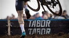 Momentka cyklokrosového SP v Táboe.