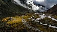 Táboit Rodophu a veerní hra slunce a mrak