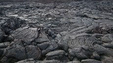 Vychladlé magma z islandské sopky Askja