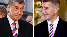 Premiér Andrej Babi dorazil na Národní tídu s kravatou v barvách Ruské...
