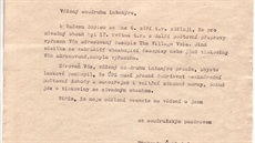 Dopis na vysvtlenou obdrel v roce 1967 oban, kterému nedoel americký...