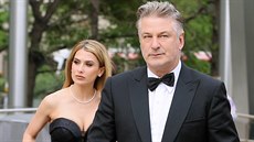 Alec Baldwin s manelkou Hilarií Baldwinovou (New York, 20. kvtna 2019)