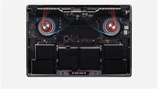 Systém chlazení nového 16" MacBooku Pro