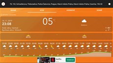 Nová aplikace Weather Radar s pedpovdí poasí obsahuje detailní hodinové...