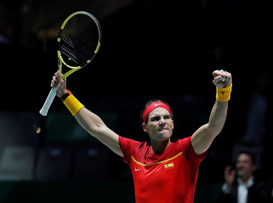 Rafael Nadal získal panlsku bod proti Rusku.