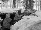 Zimní válka 1939 - 1940, Finové v palebné pozici