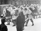 Zimní válka 1939 - 1940, dobrovolníci ze védska pijeli pomoci Finm v jejich...