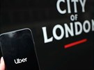 uber londýn london taxi