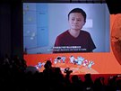 Spoluzakladatel spolenosti Alibaba Jack Ma se zúastnil ceremoniálu v...