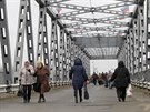 Za úasti ukrajinského prezidenta Volodymyra Zelenského byl oteven nový most...