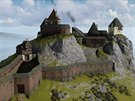 Vizualizace hradu Kalich