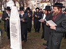 Na odhalení náhrobku dorazila do Prostjova i ticítka rabín