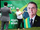 Brazilský prezident Jair Bolsonaro slavnostn pedstavil svou novou politickou...