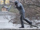 V T�bo�e odhalili sochu Ji��ho Hrz�na.