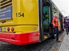 Nízkopodlaní autobusy hradeckého dopravního podniku (16. 1. 2013)