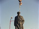 Sochu Lenina pi odstraovn z nmst obsili