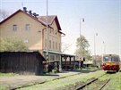 Stanice Kralovice v roce 1995 GPS: 49.9889231N, 13.4899694E