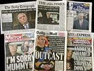 Princ Andrew na titulkách britských médií po oznámení, e kvli skandálu s...