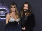 Heidi Klumová a její manel Tom Kaulitz na American Music Awards (Los Angeles,...