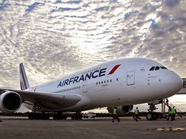 Airbus A380 v barvách letecké spole�nosti Air France