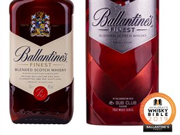 Skotsk blended whisky Ballantines Finest.v elegantnm vnonm balen ve...