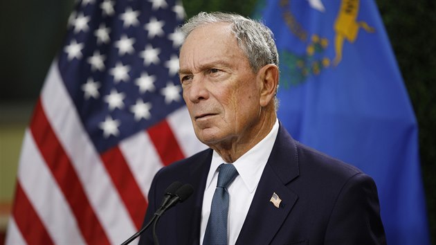 Miliard a bval starosta New Yorku Michael Bloomberg v nedli oficiln oznmil svou kandidaturu na prezidenta Spojench stt. (24. listopadu 2019)