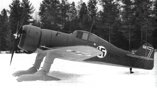 Sthaka Fokker D.XXI finskho letectva