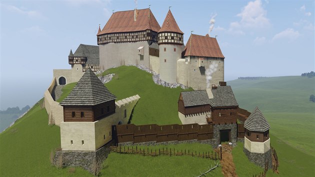 Trojrozmrn model hradu Blansko. Z mnoha hrad v eskm stedoho se dochovaly jen ruiny i pouh fragmenty. Milan Skora a jeho kolegov dokzali pomoc ten ternu a s vyuitm rznch historickch pramen vytvoit 3D modely jejich nkdej podoby.