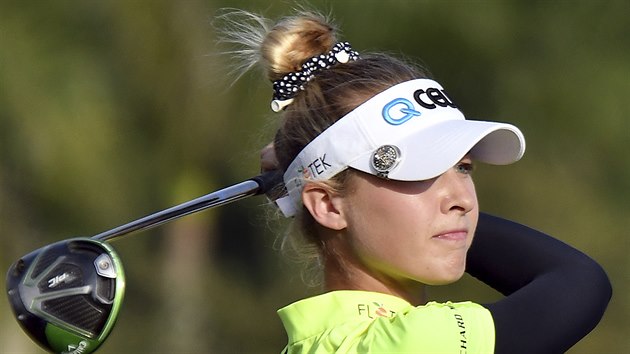 Nelly Kordov na turnaji CME Group Tour Golf Championship v Naples