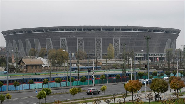 Stadion Pusks Arena v Budapeti.