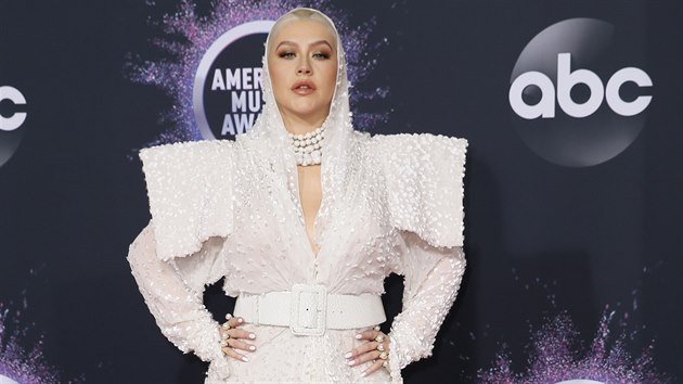 Christina Aguilera na American Music Awards (Los Angeles, 24. listopadu 2019)