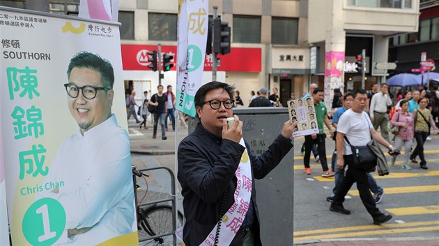 V Hongkongu se budou konat mstn volby. (23. listopadu 2019)