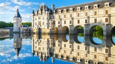 Zámek Chenonceau je výjimený nejen svou polohou nad ekou.