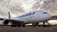 Airbus A380 v barvách letecké spolenosti Air France
