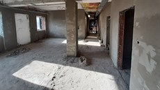 Současný stav rekonstrukce Domu kultury Poklad v Ostravě-Porubě. (20. listopadu...