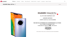 panlská poboka Huaweie oficiáln nabízí pikový Mate 30 Pro navzdory...