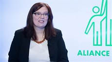 �editelka Aliance pro rodinu Jana Jochová v diskusním po�adu Rozst�el (28. 11....