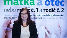 editelka Aliance pro rodinu Jana Jochová v diskusním poadu Rozstel (28. 11....