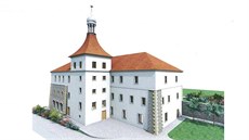 Vizualizace podoby zámku v Miroovicích po oprav