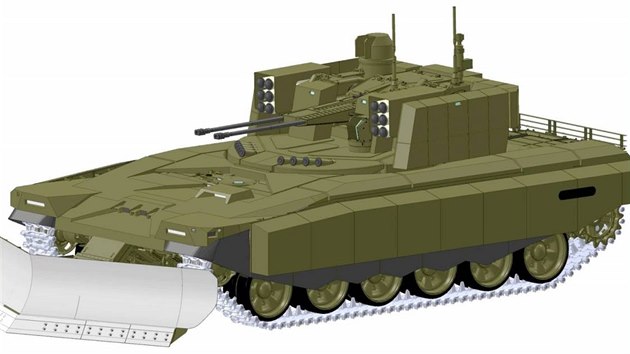 Návrh robotického vozidla palebné podpory tanků