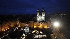 Rozsvícení vánoního stromku na Staromstském námstí v Praze si nenechaly ujít...