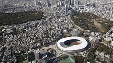 Hlavní stadion pro olympijské hry v Tokiu je hotový.