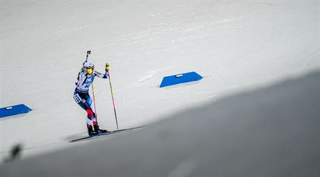 Markta Davidov na trati vytrvalostnho zvodu v stersundu.