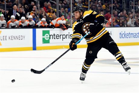Jedenáct gól z ptadvaceti dal David Pastrák v aktuální sezon NHL v první tetin. 