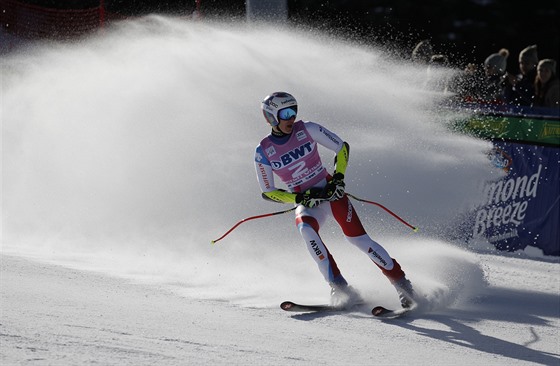 výcarský lya Marco Odermatt vyhrál superobí slalom v americkém Beaver...