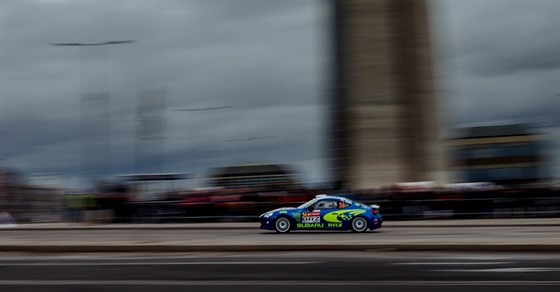 Momentka ze závodu Praský rallyesprint