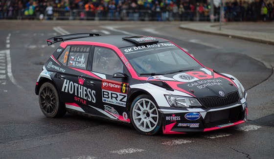 Pražský rallyesprint ovládli Jan Černý a Martin Tureček z týmu SK DER Rally...