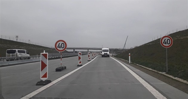 Dálnice bude u Přerova končit čtyřicítkou, za ní čeká řidiče semafor