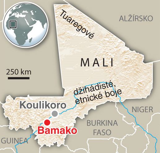mapa Mali